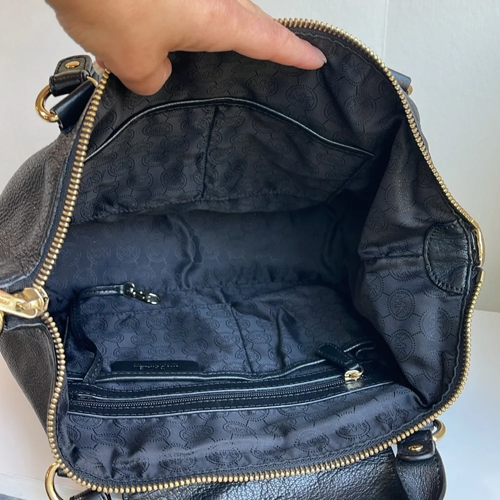 Michael Kors Genuine Leather Satchel Crossbody